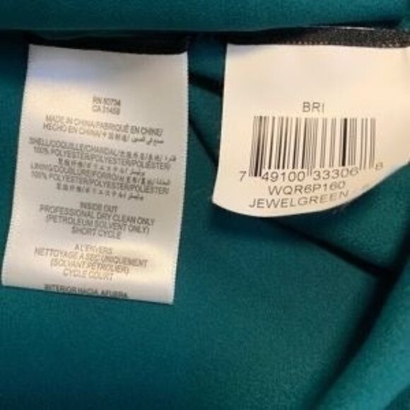 bcbgmaxazria Bri Dress is Jewel Green - Picture 3 of 6